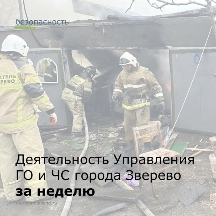 Еженедельная информация Управление ГО и ЧС города Зверево