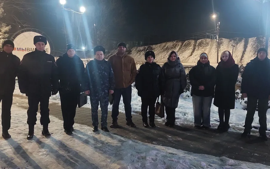 Состоялся  межведомственный рейд по осуществлению контроля недопущения нахождения несовершеннолетних в ночное время суток