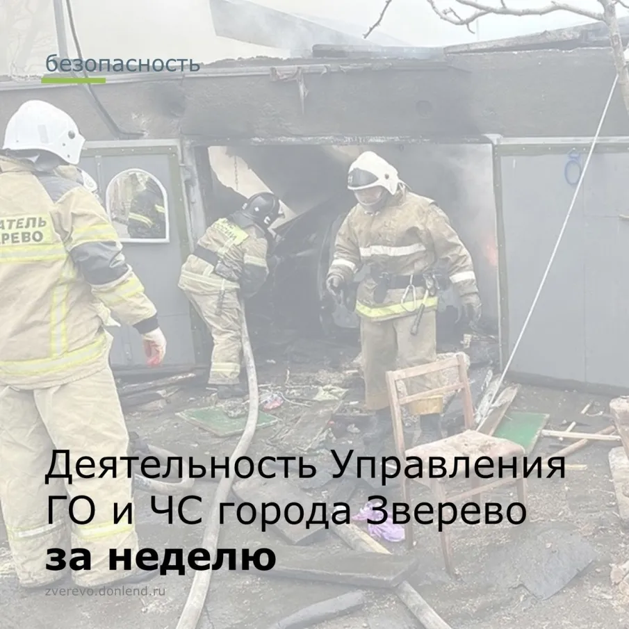 Еженедельная информация Управление ГО и ЧС города Зверево