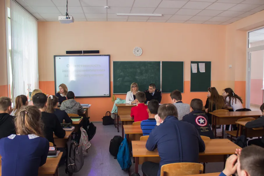 Проведена лекция о профилактике употребления ПАВ, формирование установок на ЗОЖ