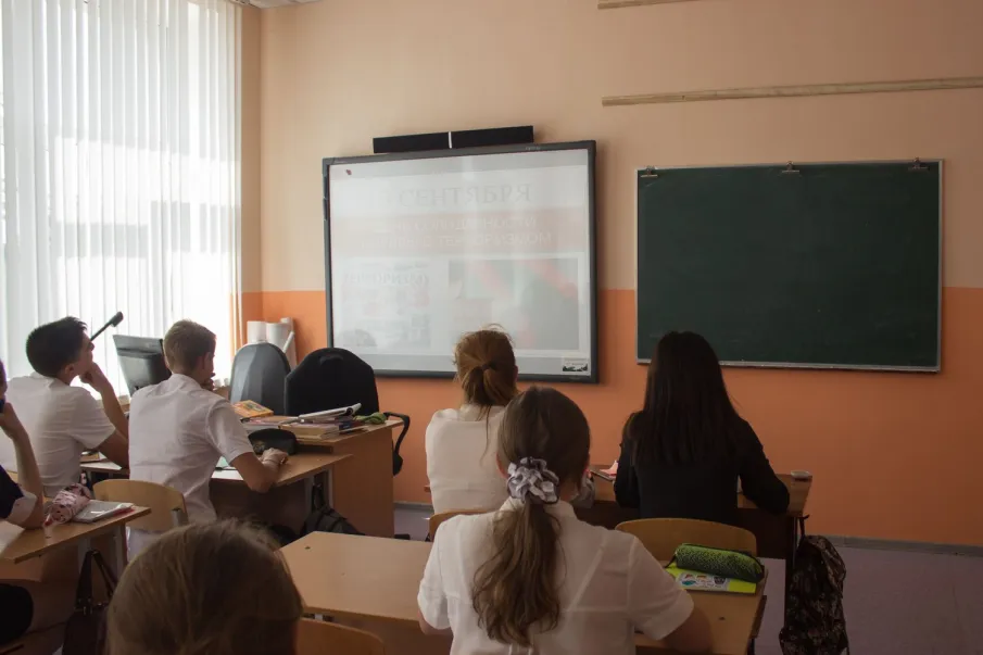 3 сентября в МБОУ СОШ № 4 вспоминали жертв трагедии в Беслане.