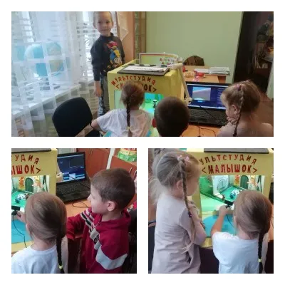 В детском саду "Алёншка" прошел показ мультипликационных фильмов