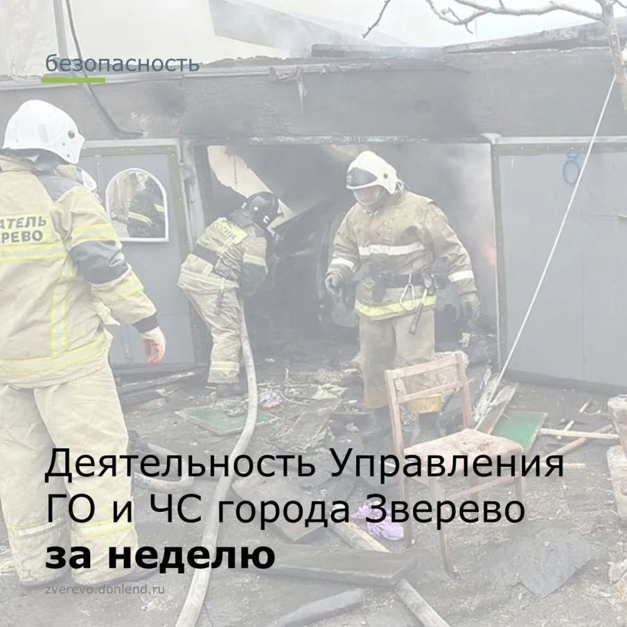 Еженедельная информация Управление ГО и ЧС города Зверево