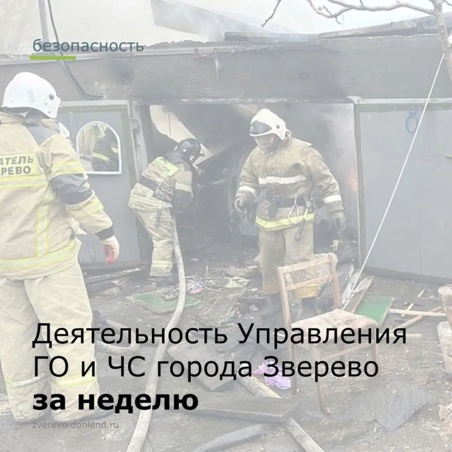Еженедельная информация Управление ГО и ЧС города Зверево