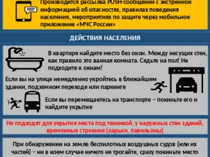 Гражданская оборона. При получении экстренной информации «БЕСПИЛОТНАЯ ОПАСНОСТЬ»