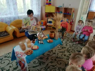 В МБДОУ Детский сад № 2 "Алёнушка" прошел тематический день "Великое чудо – Хлеб"