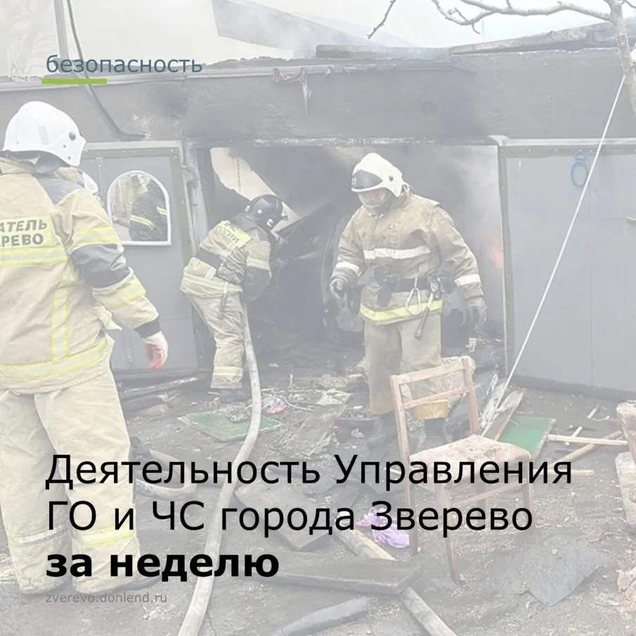 Еженедельная информация Управление ГО и ЧС города Зверево