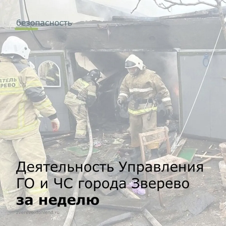 Еженедельная информация Управление ГО и ЧС города Зверево